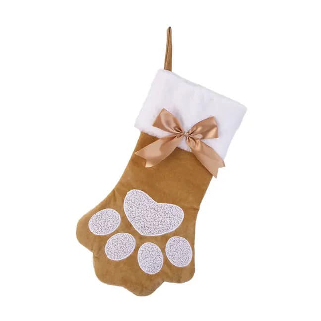 Paw Print Stocking